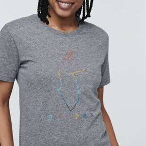 NWT Cotopaxi Electric Llama T-Shirt-Heather Grey